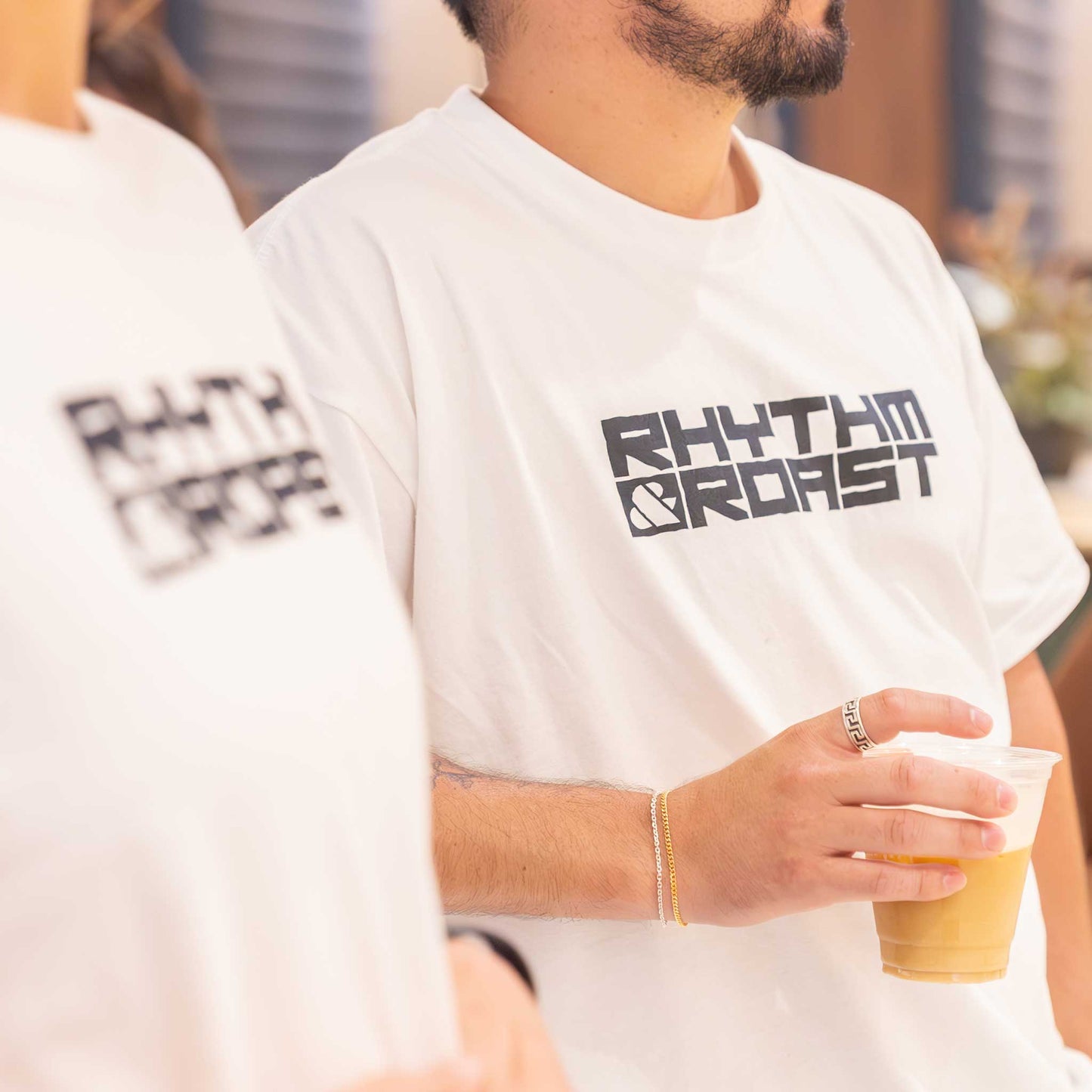 Rhythm & Roast Merch - House & Coffee Heavyweight Tee - Men