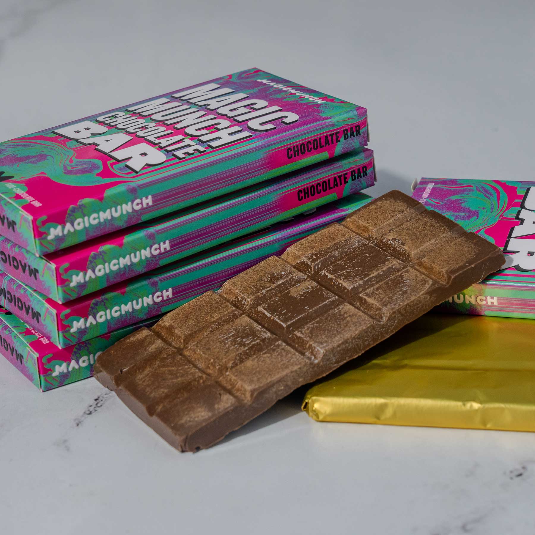 Psychedelic Magic Munch Chocolate Bar - 4.5g of Mushrooms per bar