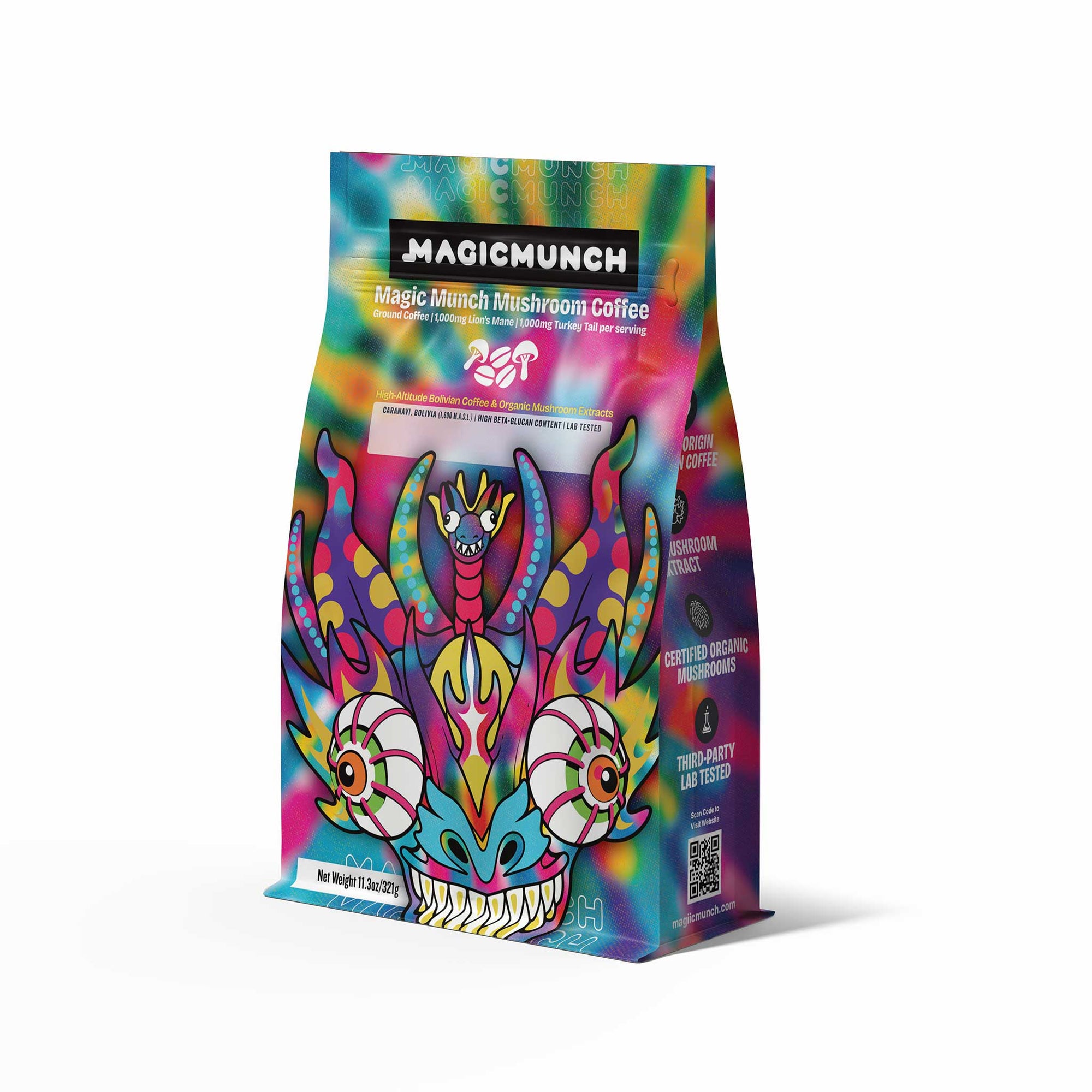 Magic Munch Mushroom Coffee — Lion's Mane + Turkey Tail for a Smarter Morning